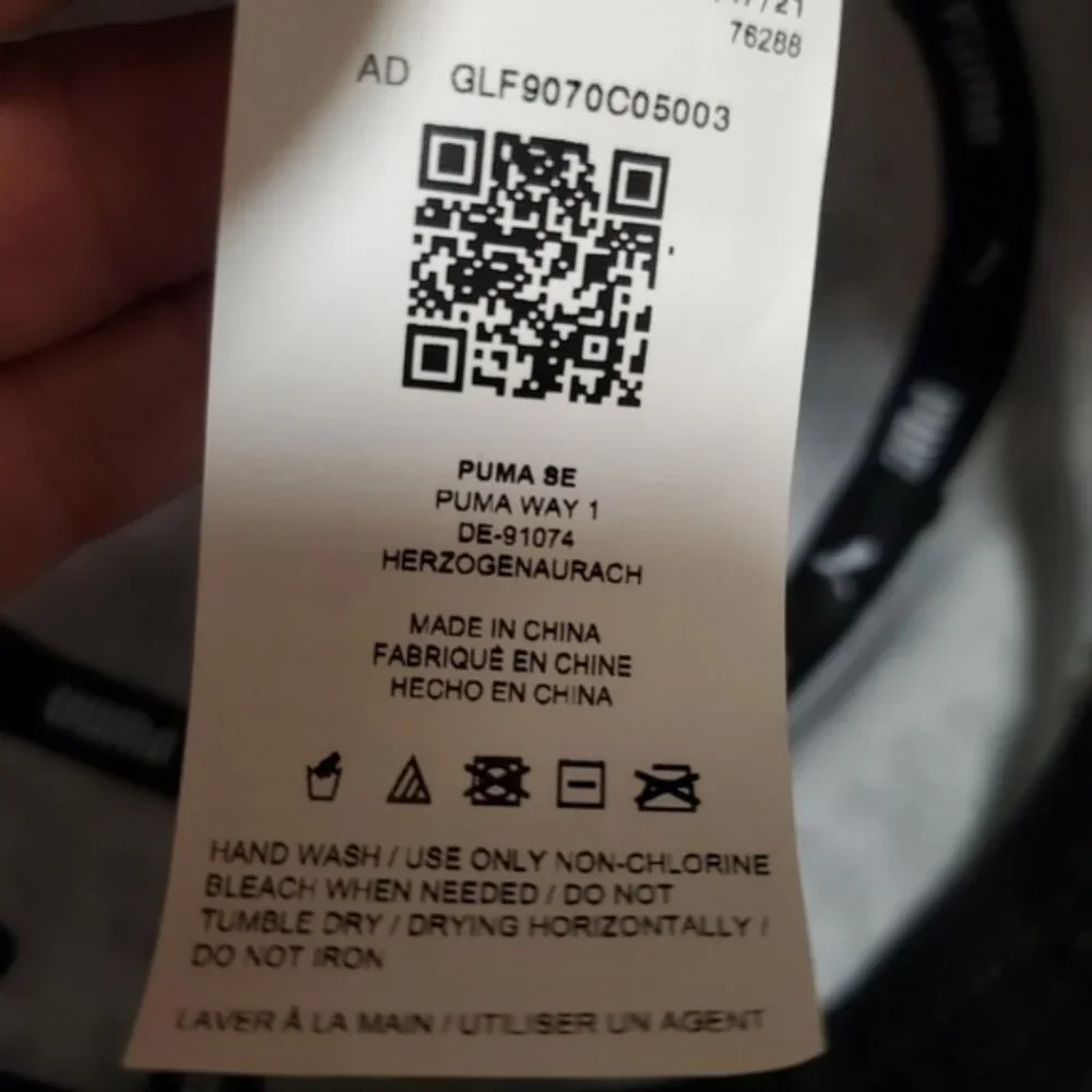 Puma Bucket Hat Y2K Unisex Black Grey Space Dye Nylon OS - Picture 7 of 9